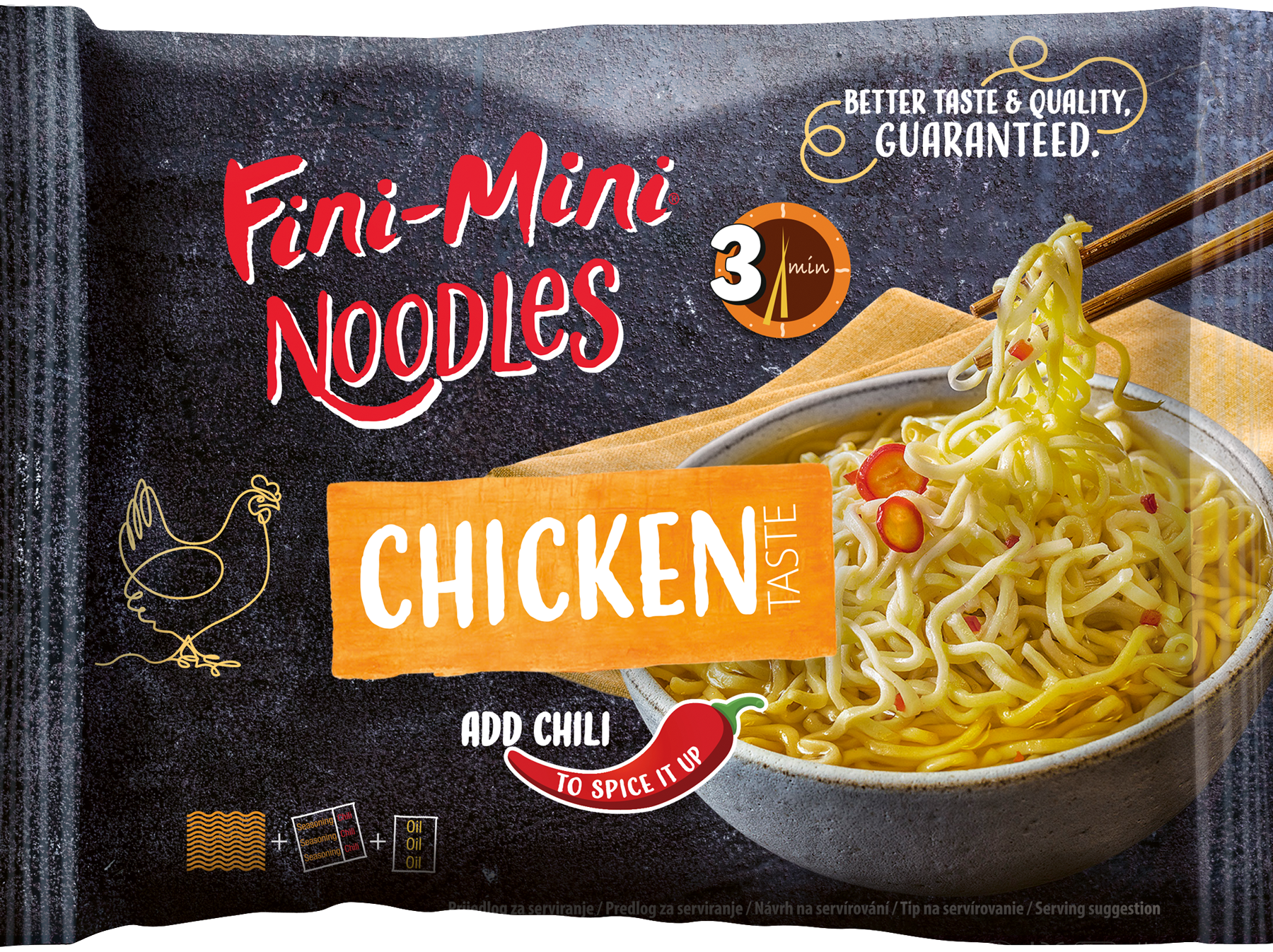 Fini-Mini Noodles kuřecí