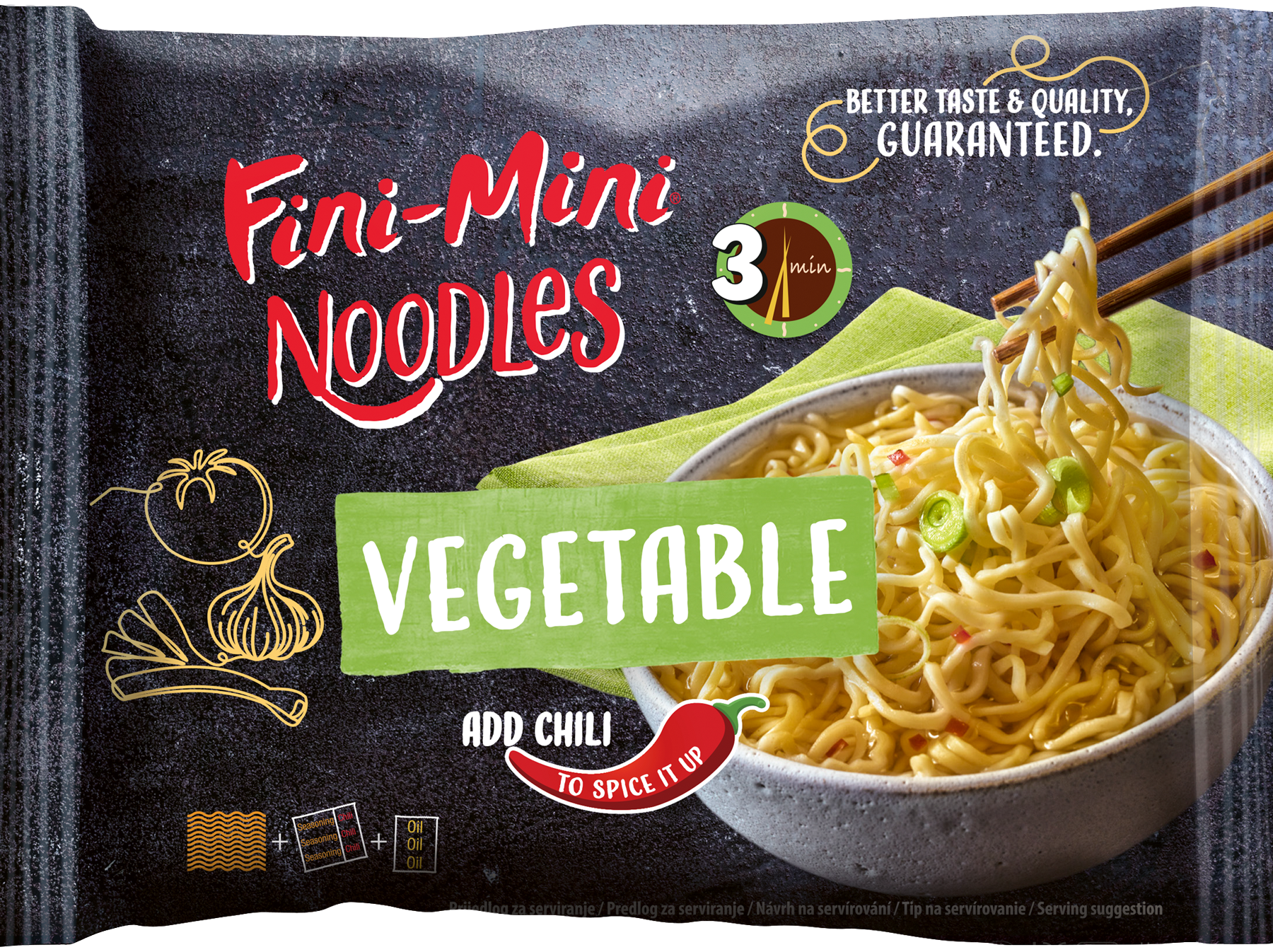 Fini-Mini Noodles zeleninová