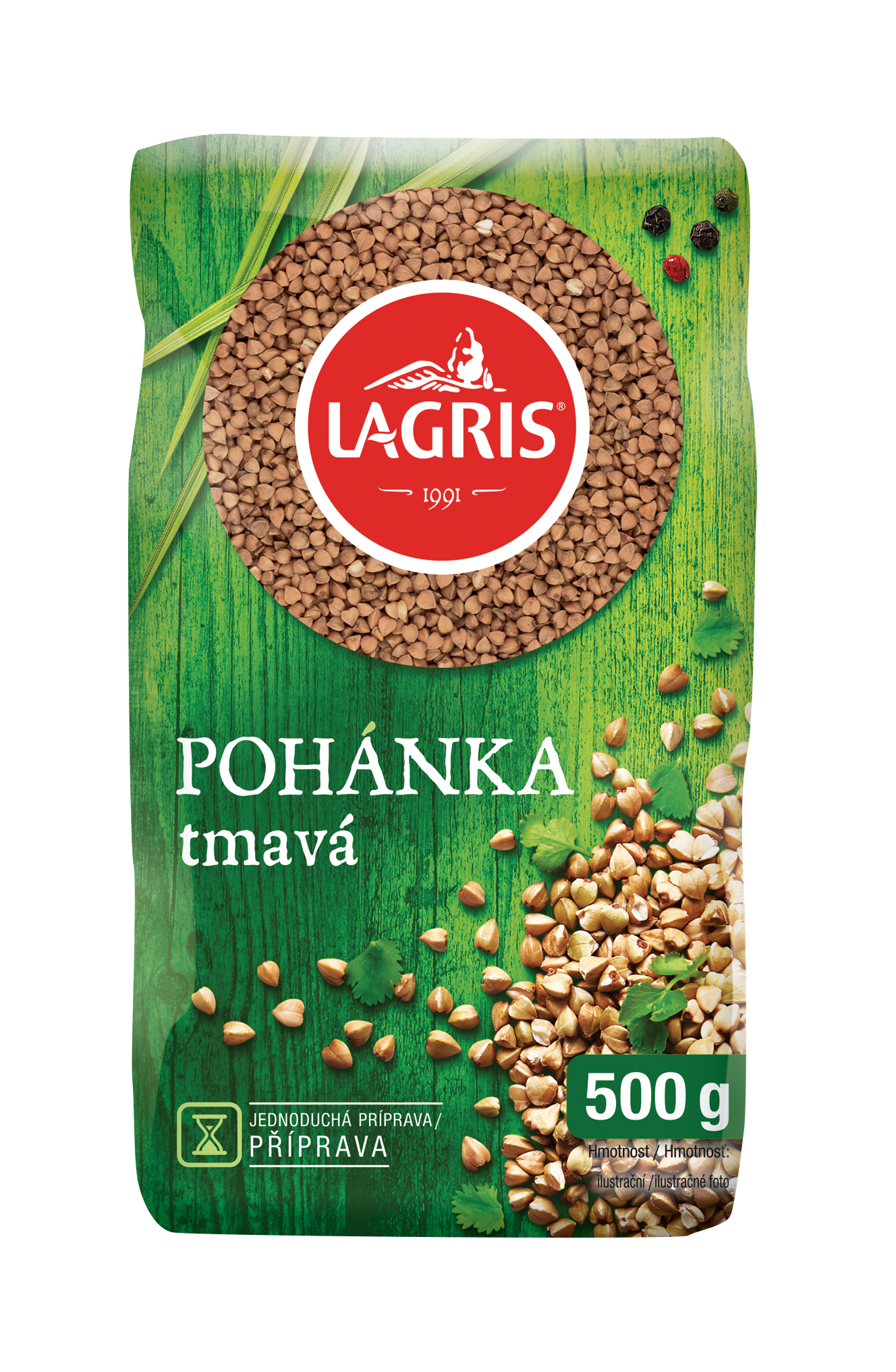 Pohanka loupaná tmavá