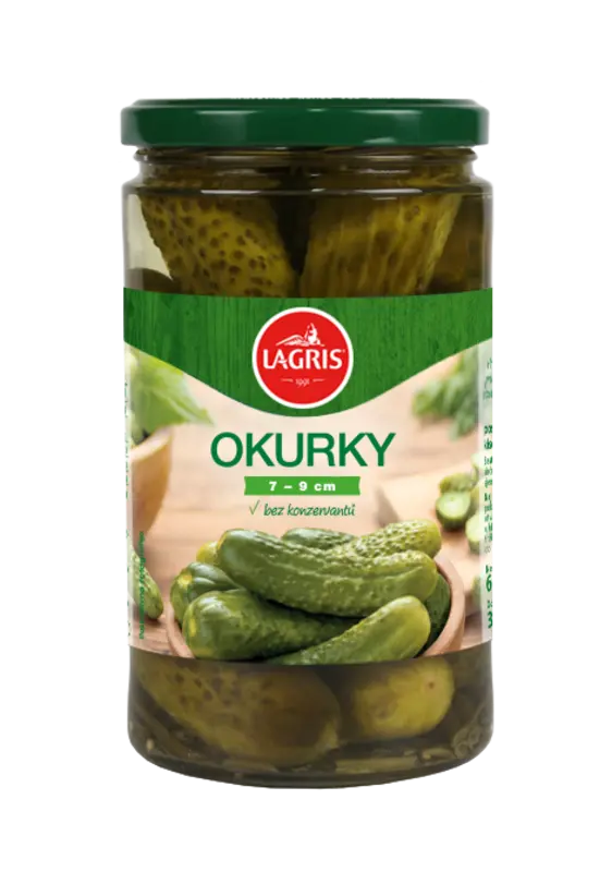 Sterilované okurky 7-9 cm