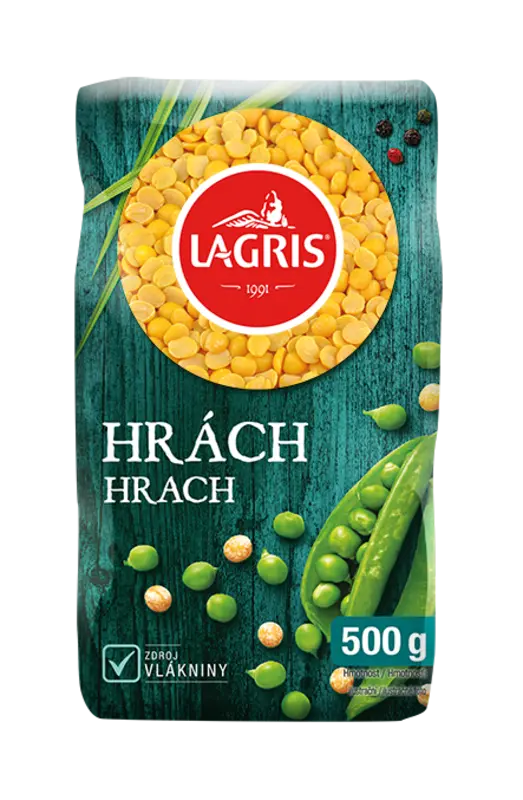 Hrách žlutý loupaný půlený