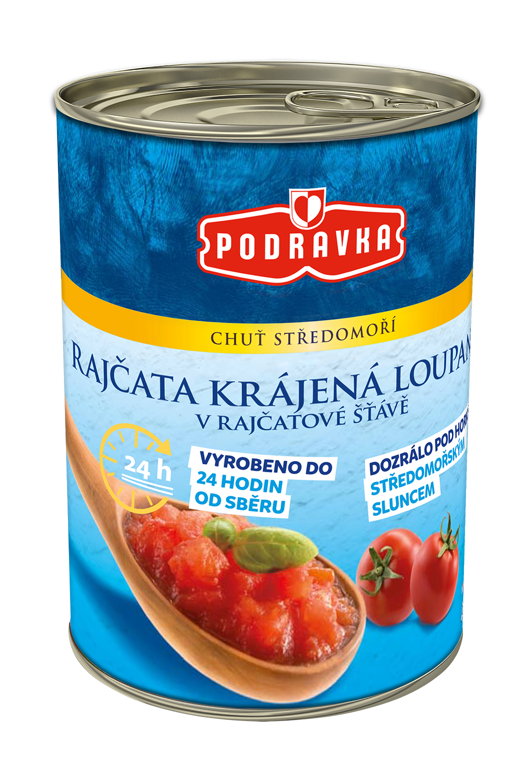 Rajčata krájená loupaná