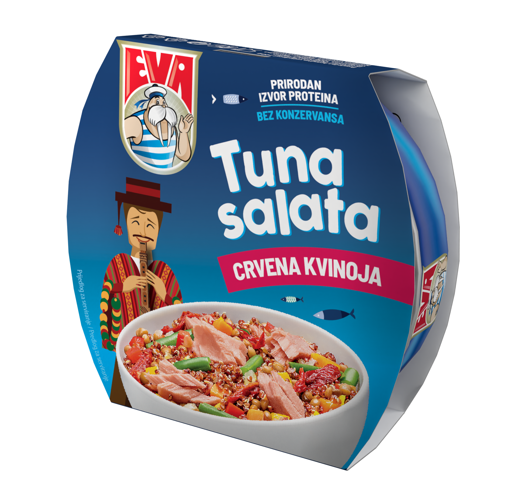 Tuňákový salát s červenou quinoou
