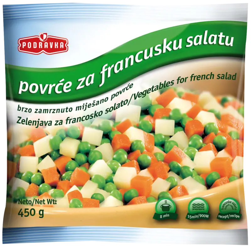 French salad vegetables