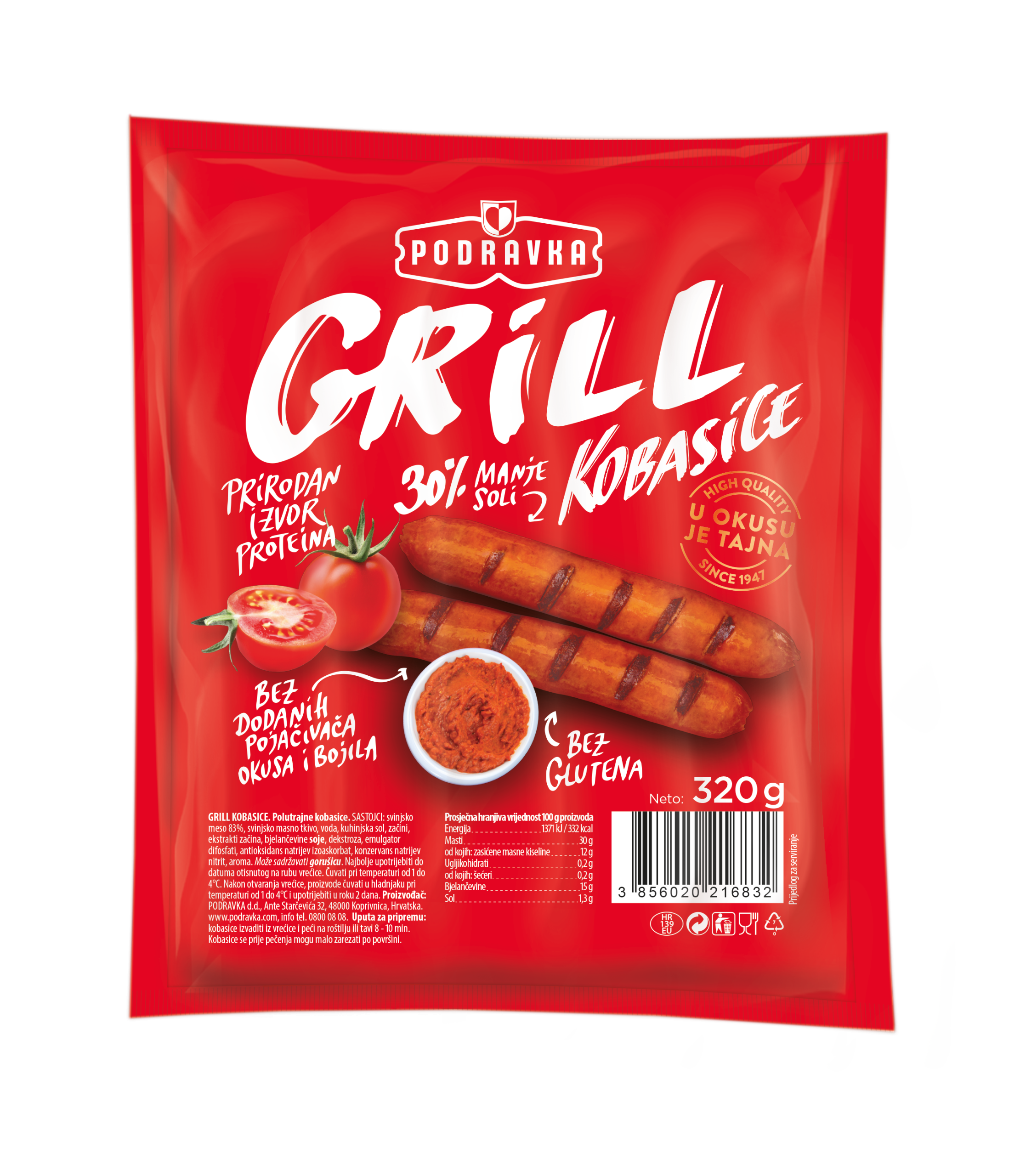 Grill sausages