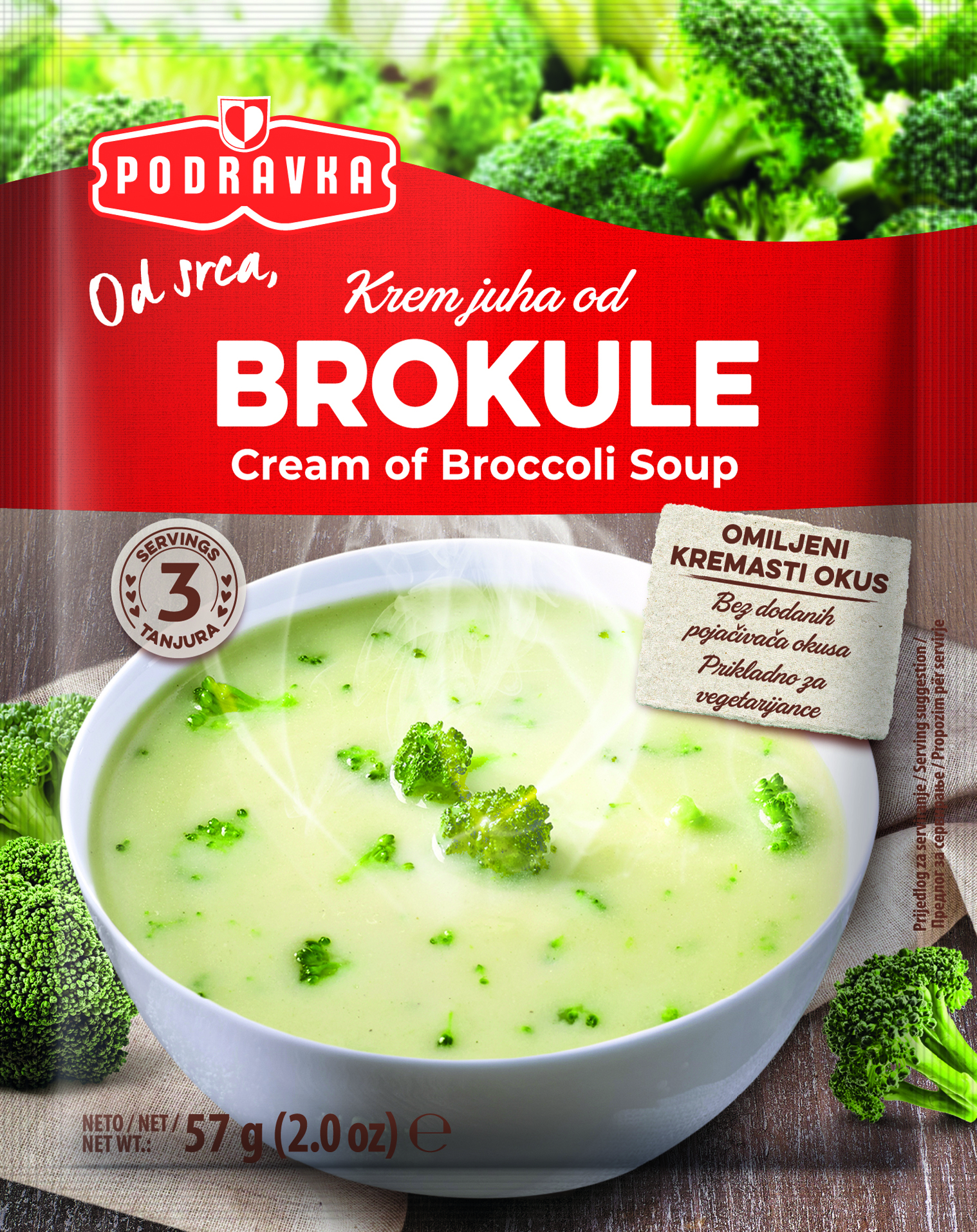 Cream of broccoli soup