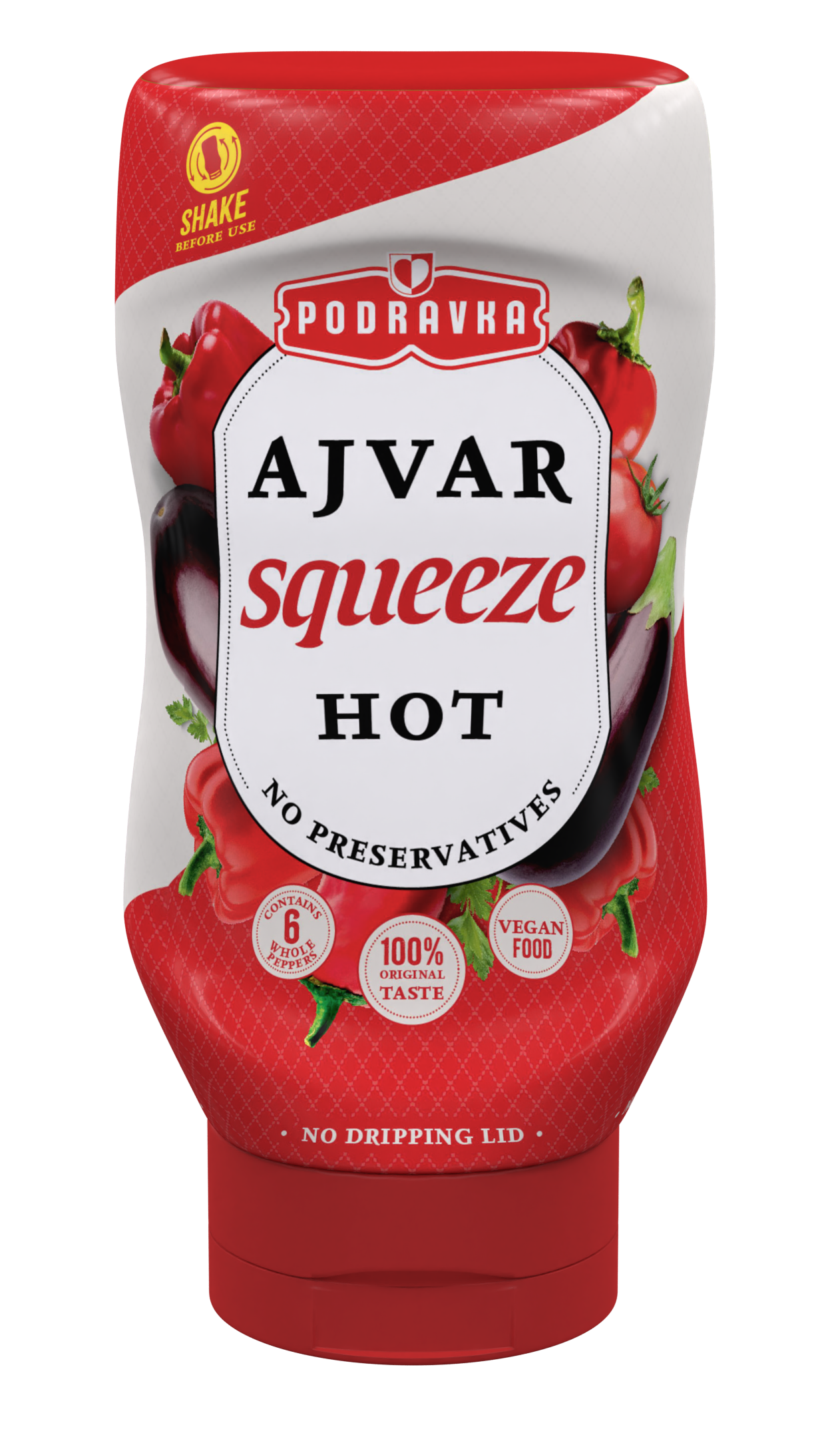 Ajvar squeeze hot