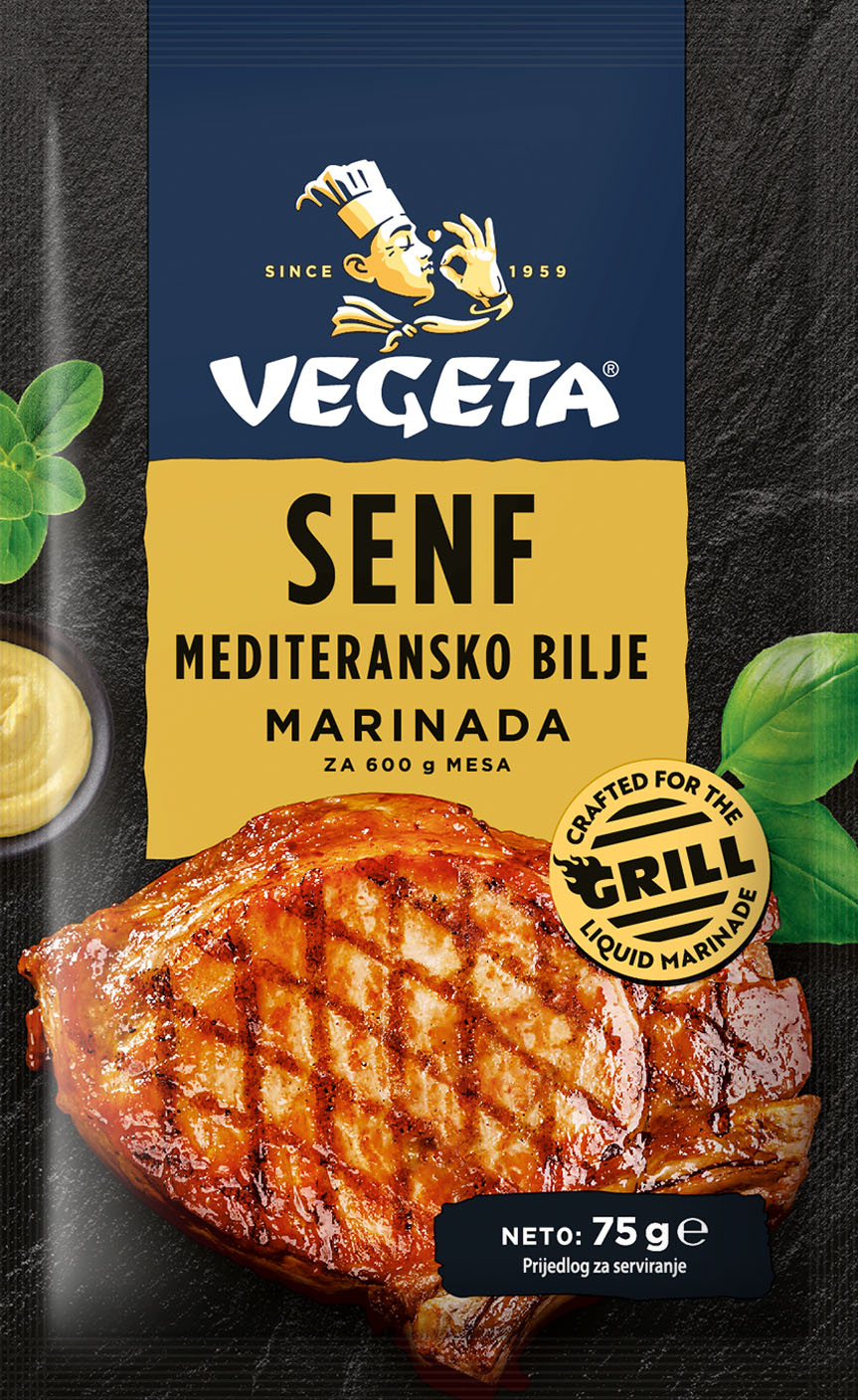 Vegeta Grill Mustard & Mediterranean herb marinade