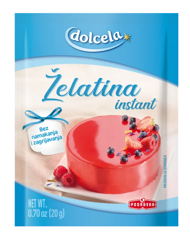 Instant gelatin