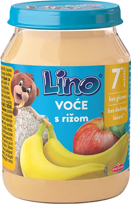 Lino puree fruit and rice