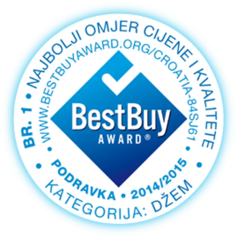 BestBuy AWARD 2014/2015 - Jam, PODRAVKA