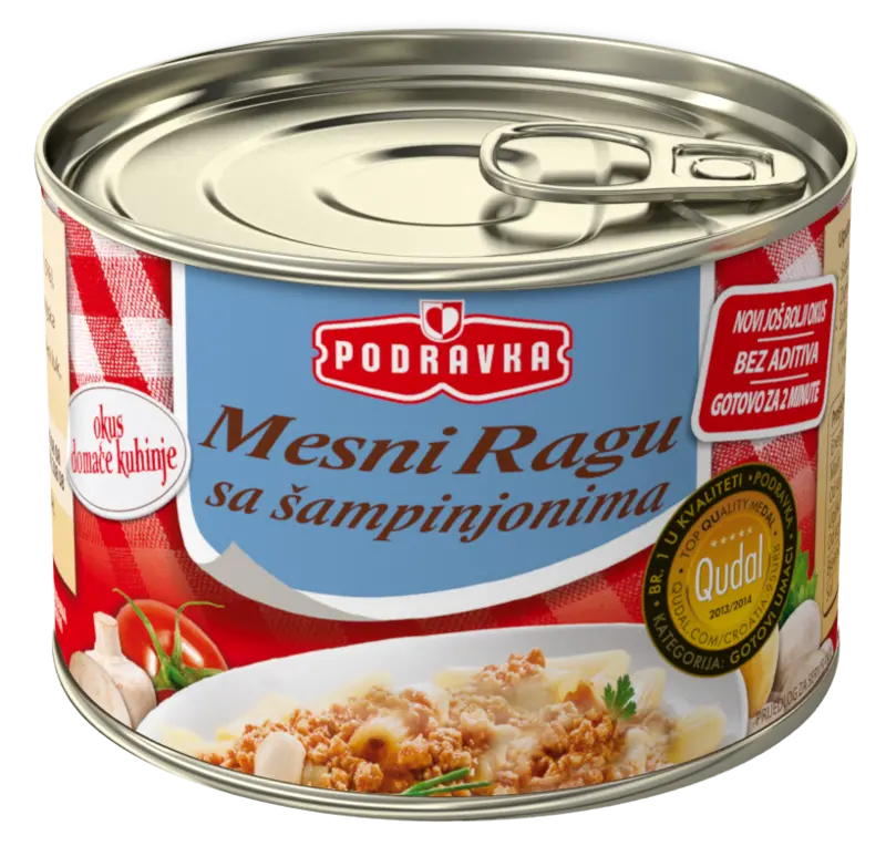 Meat ragout with mushrooms
