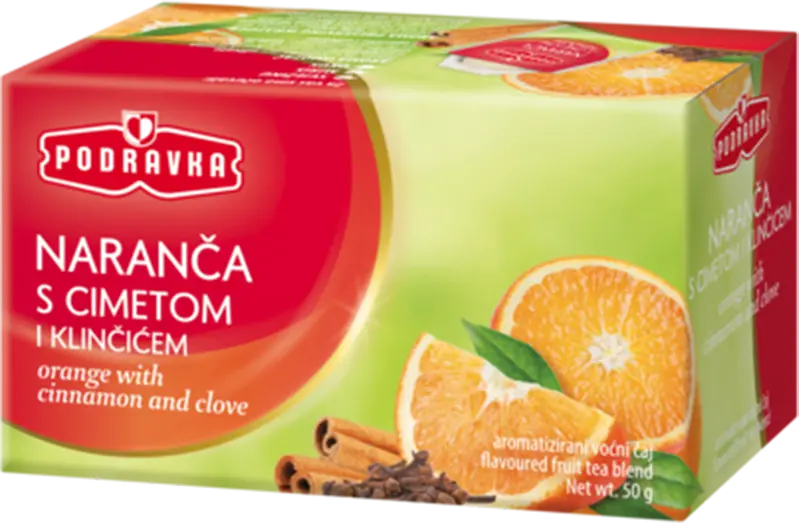 Orange with cinnamon and cloves