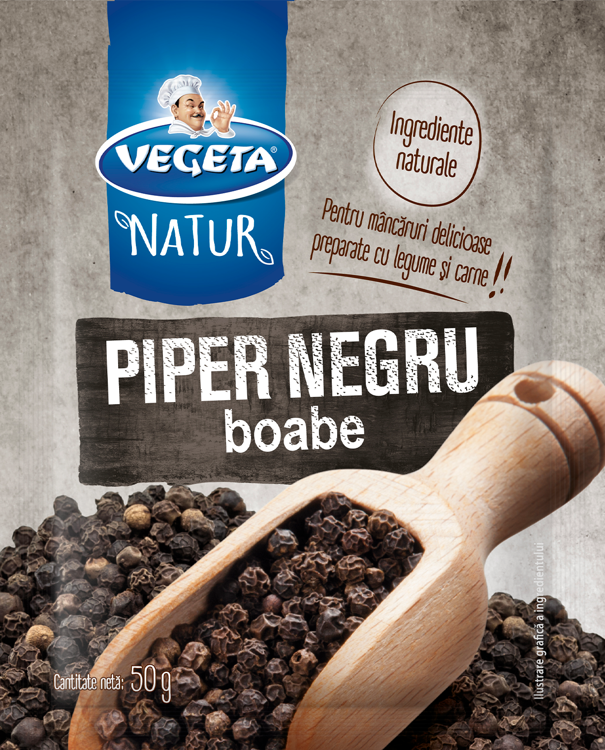 Vegeta Natur Piper negru boabe