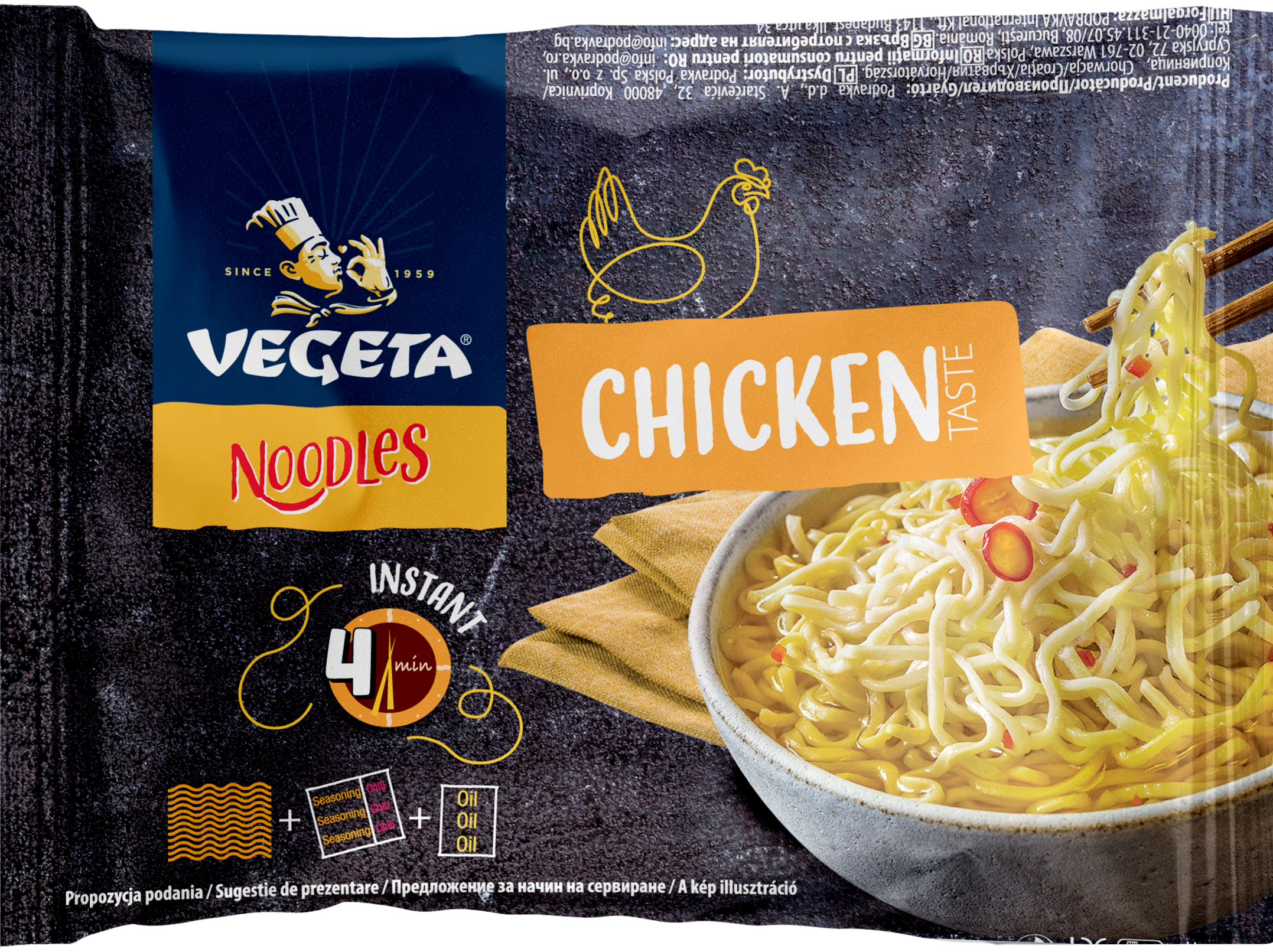 Vegeta Noodles cu gust de pui