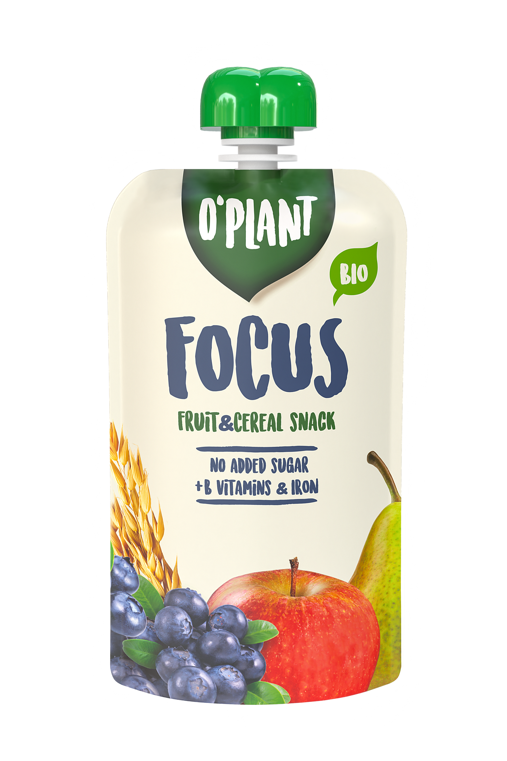 O’Plant Focus – Gustare din fructe și cereale BIO